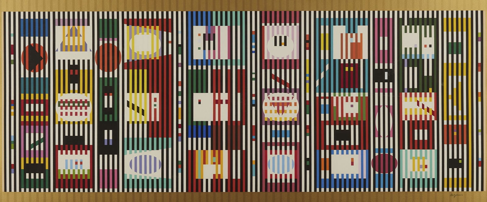 Yaacov Agam "Coordination 1" Silkscreen (1 of 4)