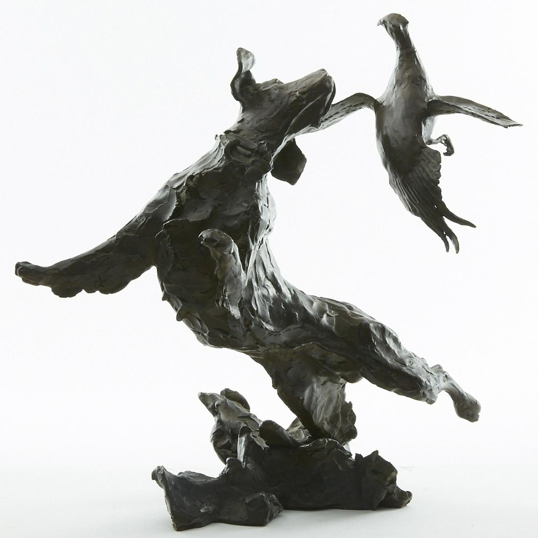 Kreg Harrison Bronze Sculpture Springer Spaniel L (1 of 5)