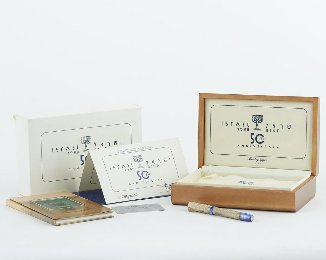 Montegrappa 1912 Israel 50th Anniversary Fountai (1 of 5)