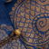 19th c. Chinese Imperial Blue Chifu Robe 9 Dragons - 9