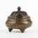 17th/18th c. Chinese Gilt Splashed Bronze Tripod Censer - 2