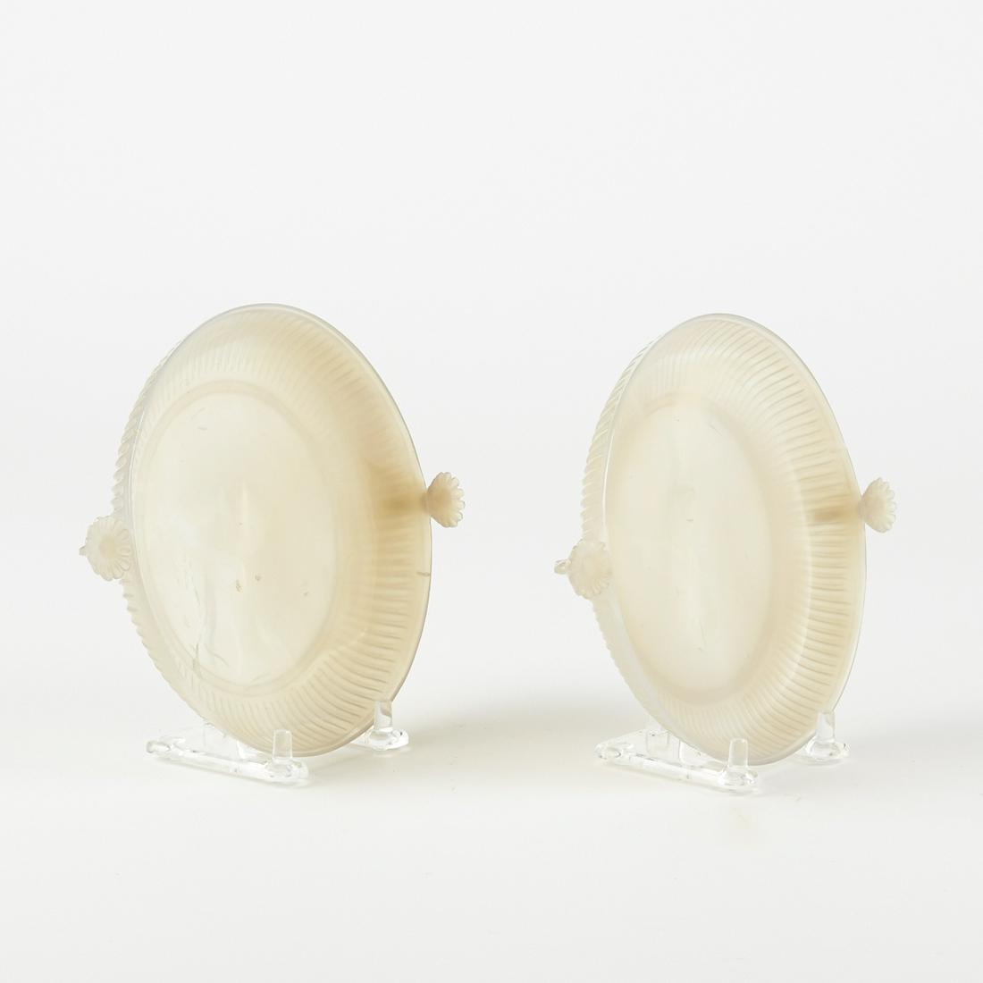 Fine Pr Chinese Agate Chrysanthemum Plates (1 of 6)