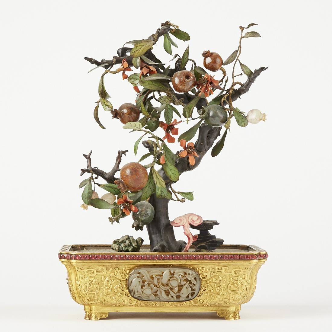 Chinese Jade and Hard Stone Tree Ex Walker Col (1 of 11)