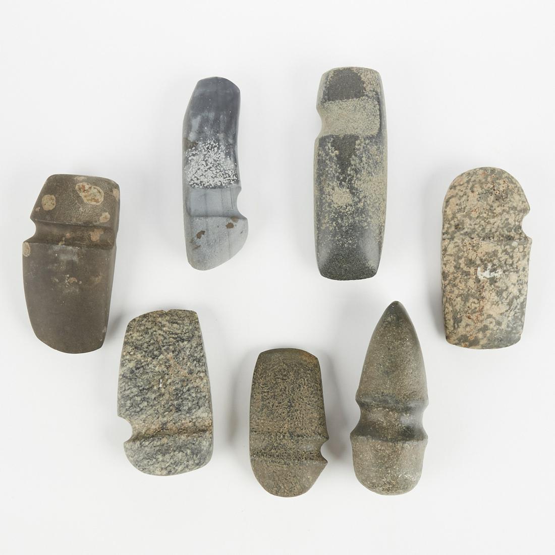 Grp: 7 Stone Axeheads (1 of 10)