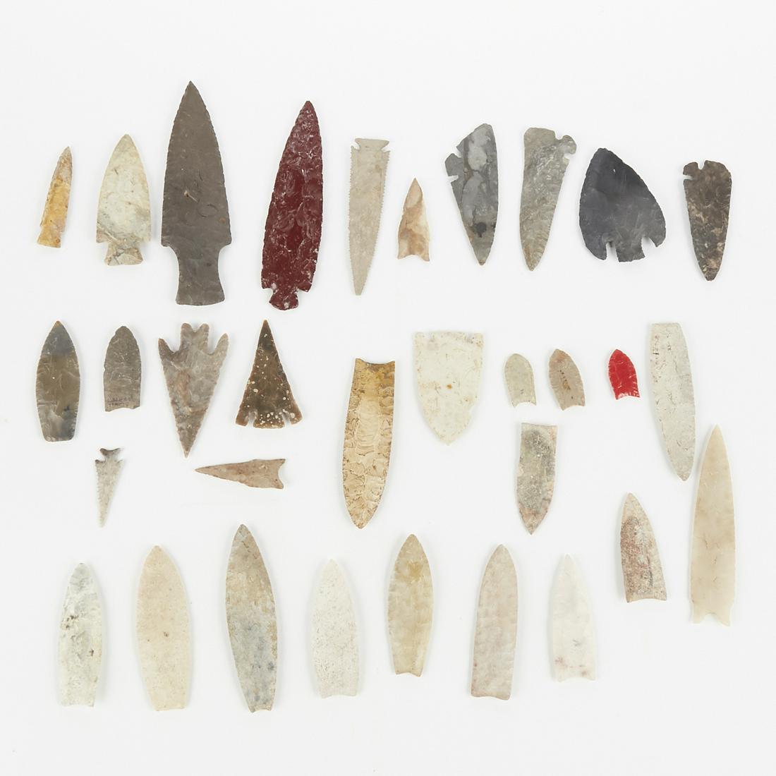 Lrg Grp: Stone Points Arrowheads (1 of 10)