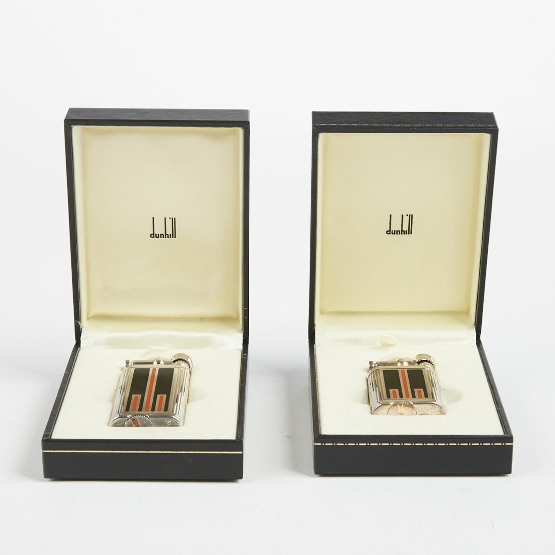 Pair of Dunhill Swing Arm "Manhattan" Lighters (1 of 5)