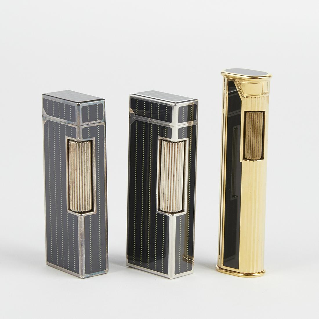 Grp: 3 Dunhill Rollagas Lighters In Box (1 of 5)