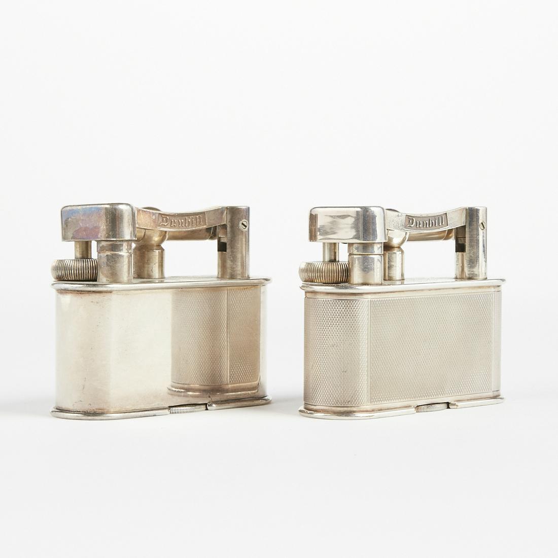 Grp: 2 Dunhill Lift Arm Table Lighters (1 of 4)