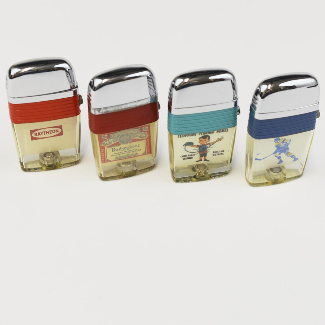 Grp: 4 Scripto Vu-lighters w/ Original Packaging (1 of 5)