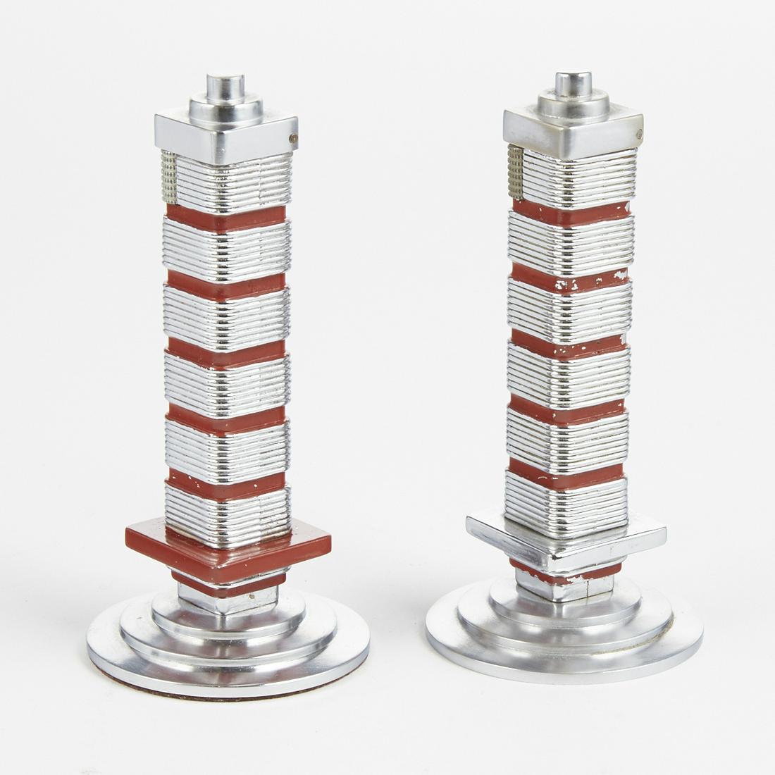 Grp: 2 Johnson's Wax Frank Lloyd Wright Lighters (1 of 4)