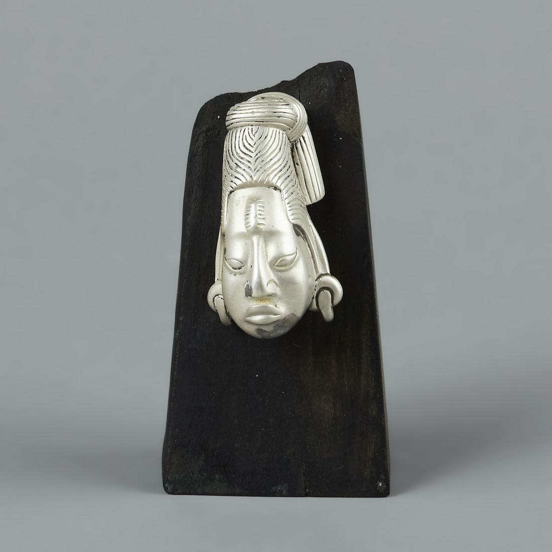 William Spratling Taxco Sterling Silver Aztec Head (1 of 6)