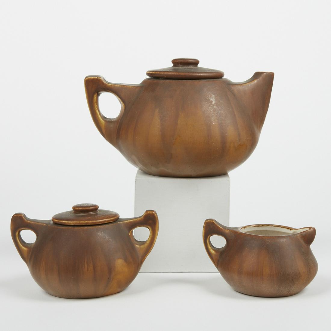 UND North Dakota Pottery Arts & Crafts Tea Set (1 of 8)