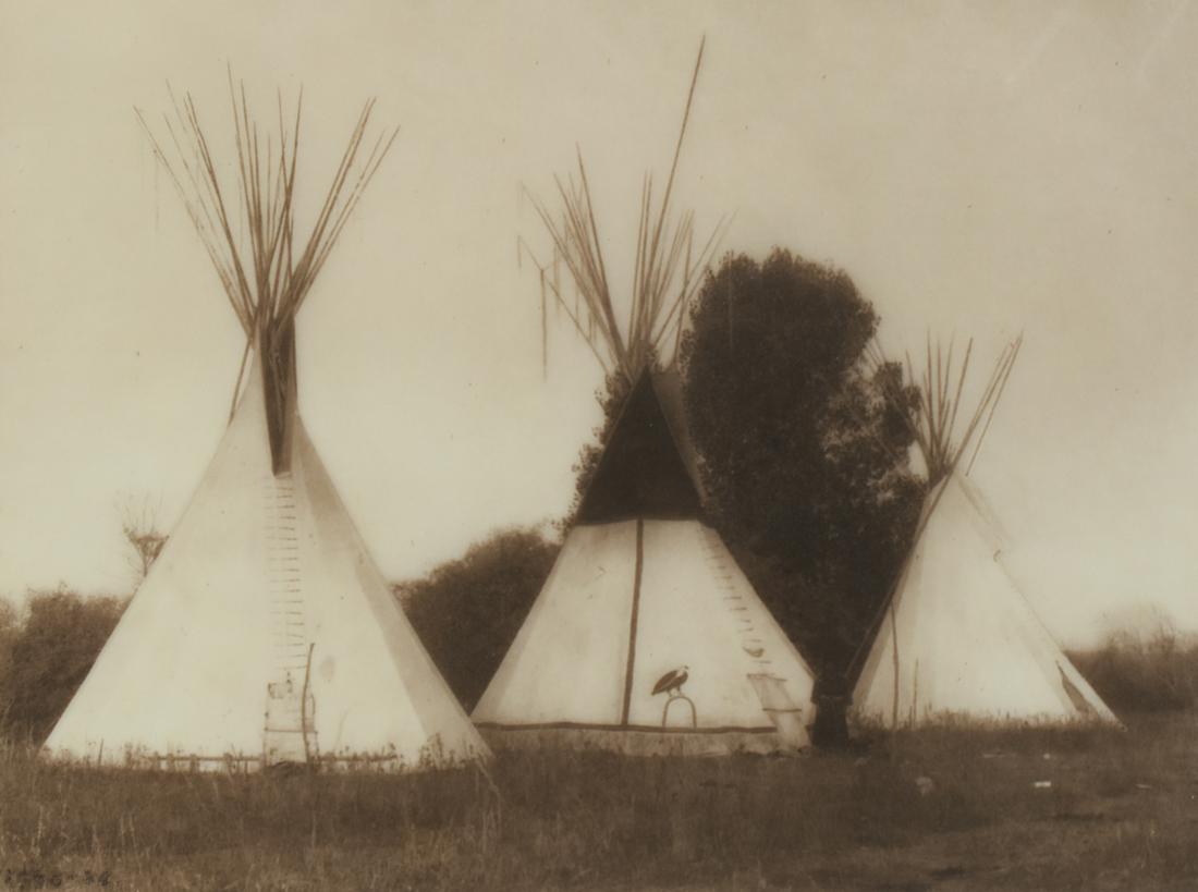 Edward Curtis "Apsaroke Camp" Photograph (1 of 4)