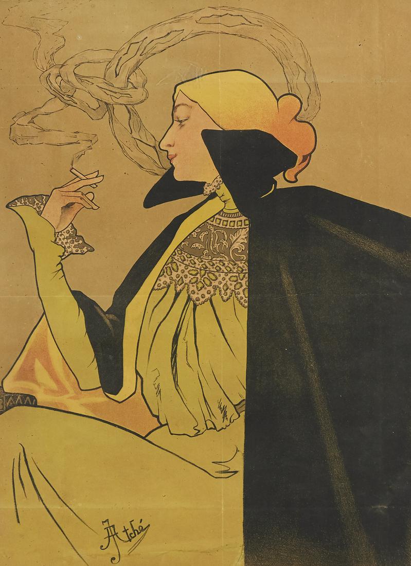 Jane Atche Art Nouveau Cigarettes Poster JOB (1 of 5)