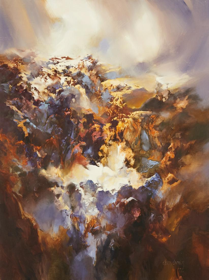 Jerry Jacoby "Landscape No. 3" Acrylic on Canvas (1 of 4)