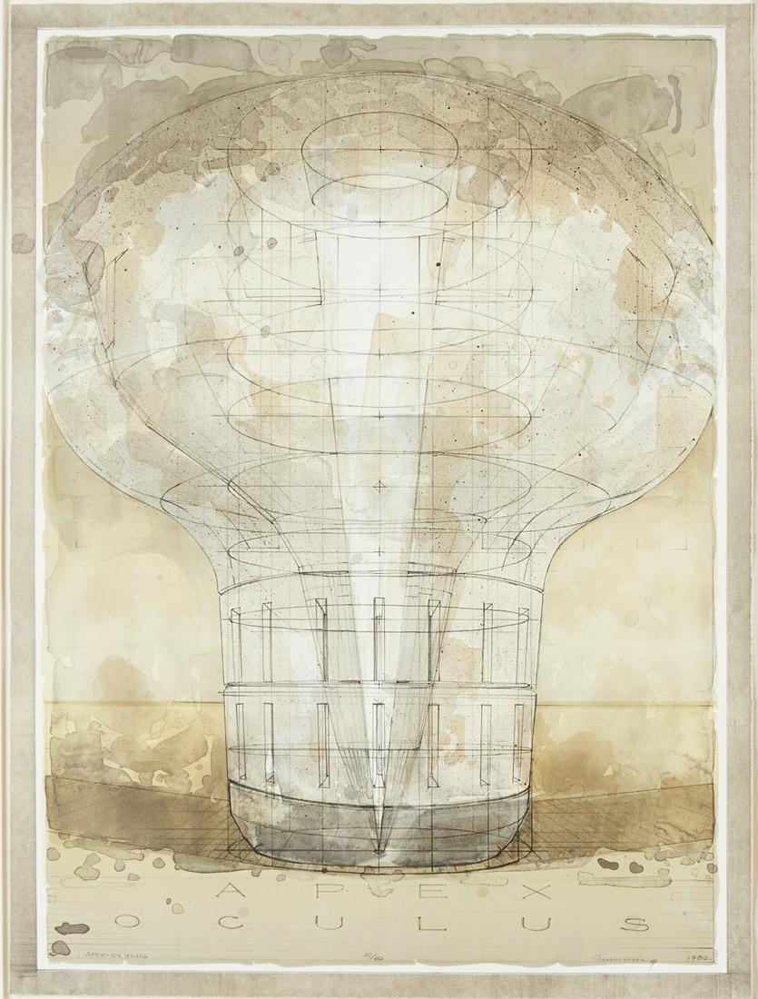 Robert Cumming "Apex Oculus" Color Lithograph (1 of 6)
