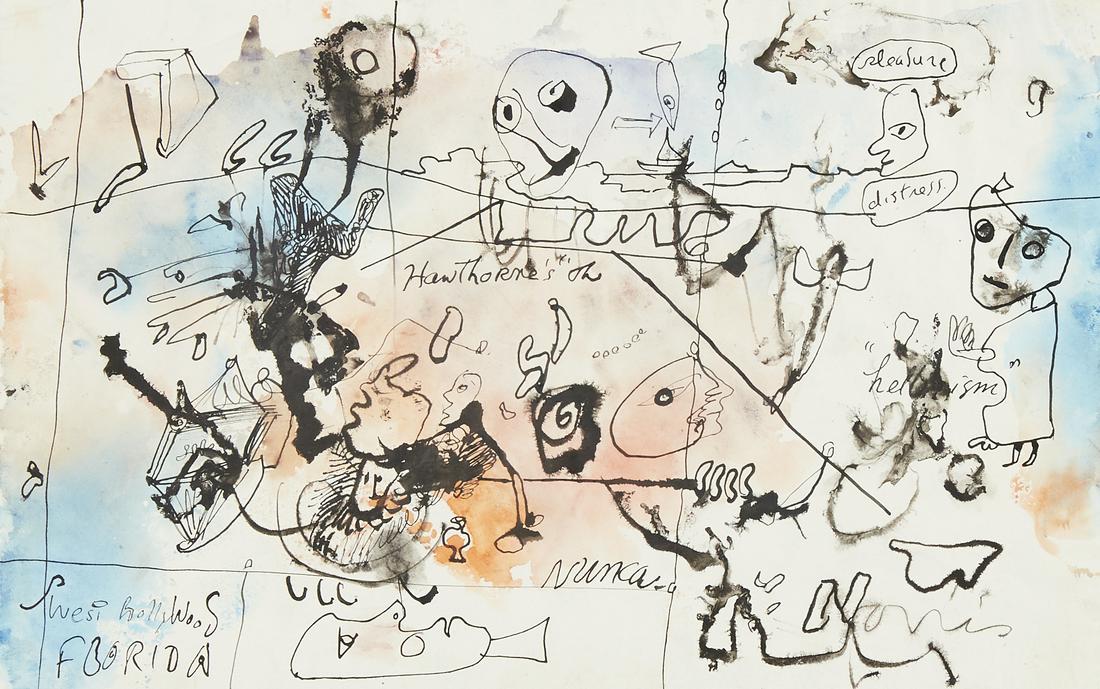 Norris Embry "West Hollywood Florida" Drawing (1 of 6)