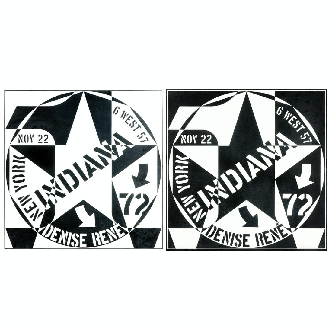 Pair of Robert Indiana "Galerie Denise Rene" (1 of 11)