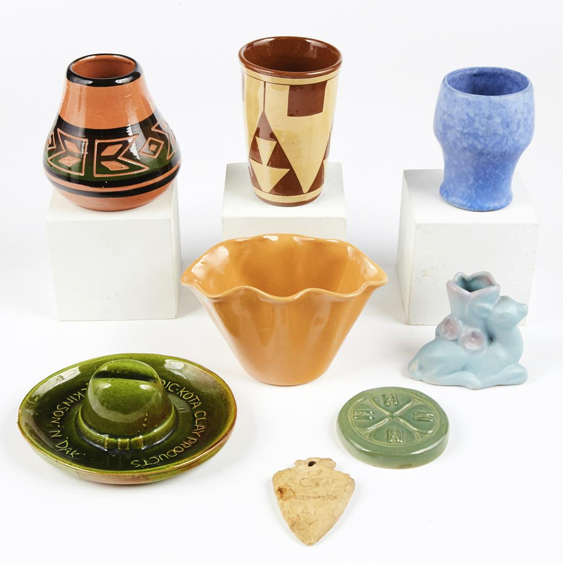 Grp: 8 North Dakota Studio Pottery - Pine Ridge (1 of 10)