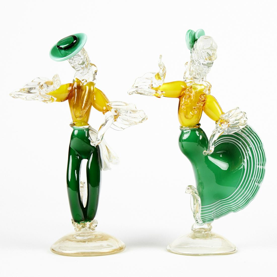 Mid-Century Modern Murano Italian Art Glass Dancing (1 of 4)