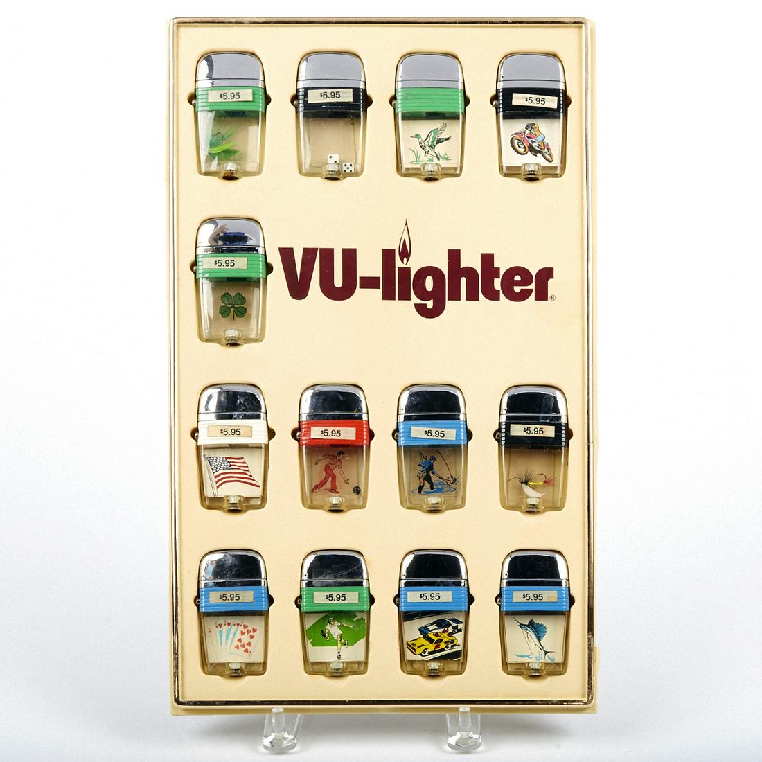 Grp: 13 Lighters in VU Lighters Display Tray (1 of 2)