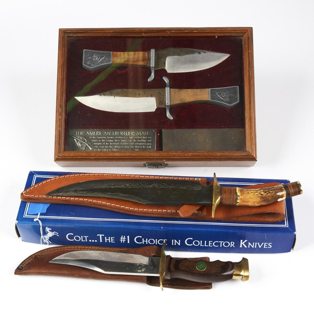 Grp: Colt Muela & American Frontiersman Knives (1 of 1)