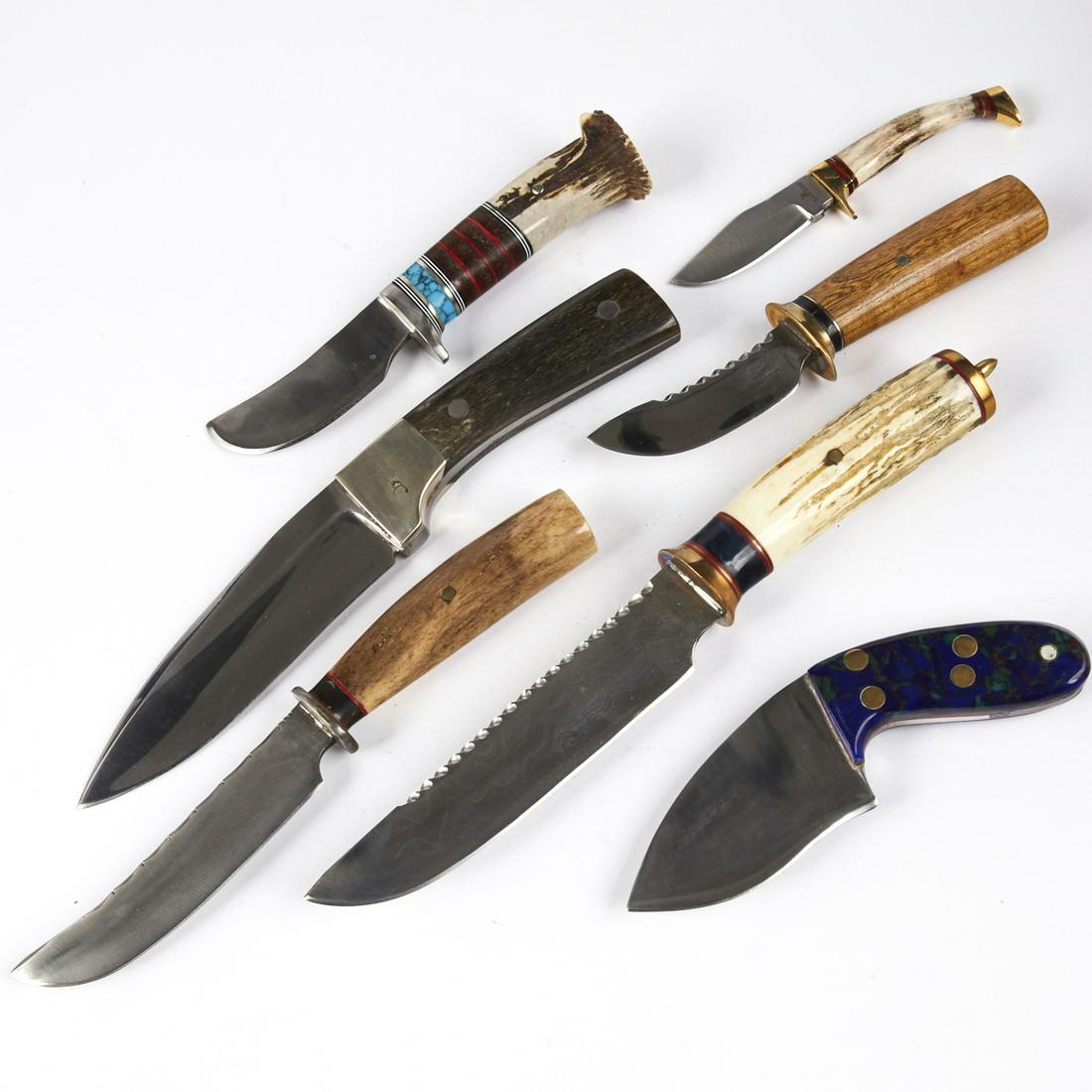 Grp: 7 Custom Knives - R.E. Molenaar & Rough Rider (1 of 1)
