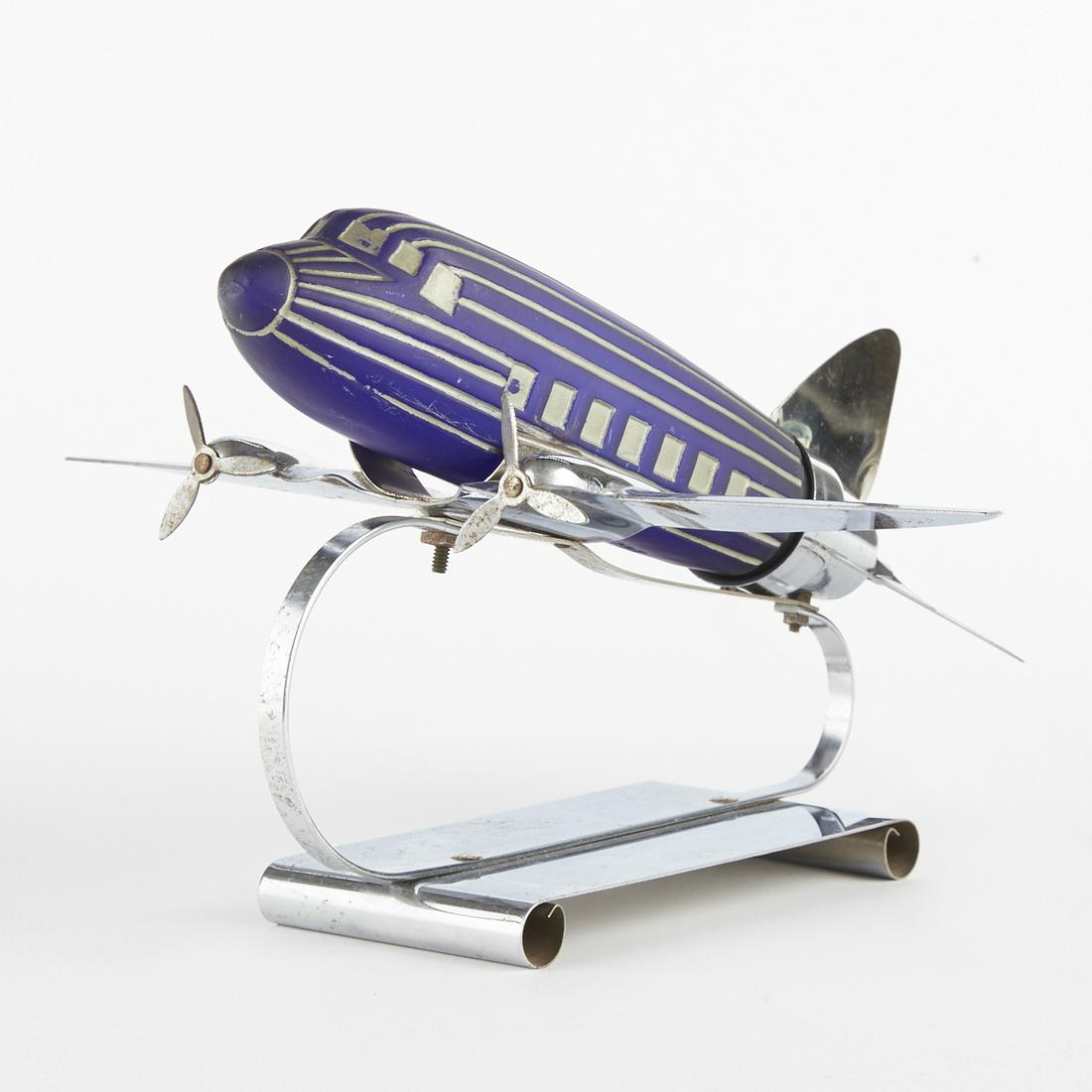 Frankart Art Deco Plane Light - DC-9 (1 of 6)