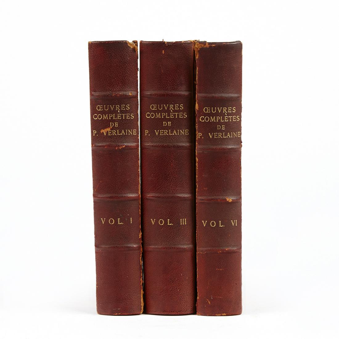 Verlaine "Oeuvres Complete de Paul Verlaine" 3 Volumes (1 of 5)