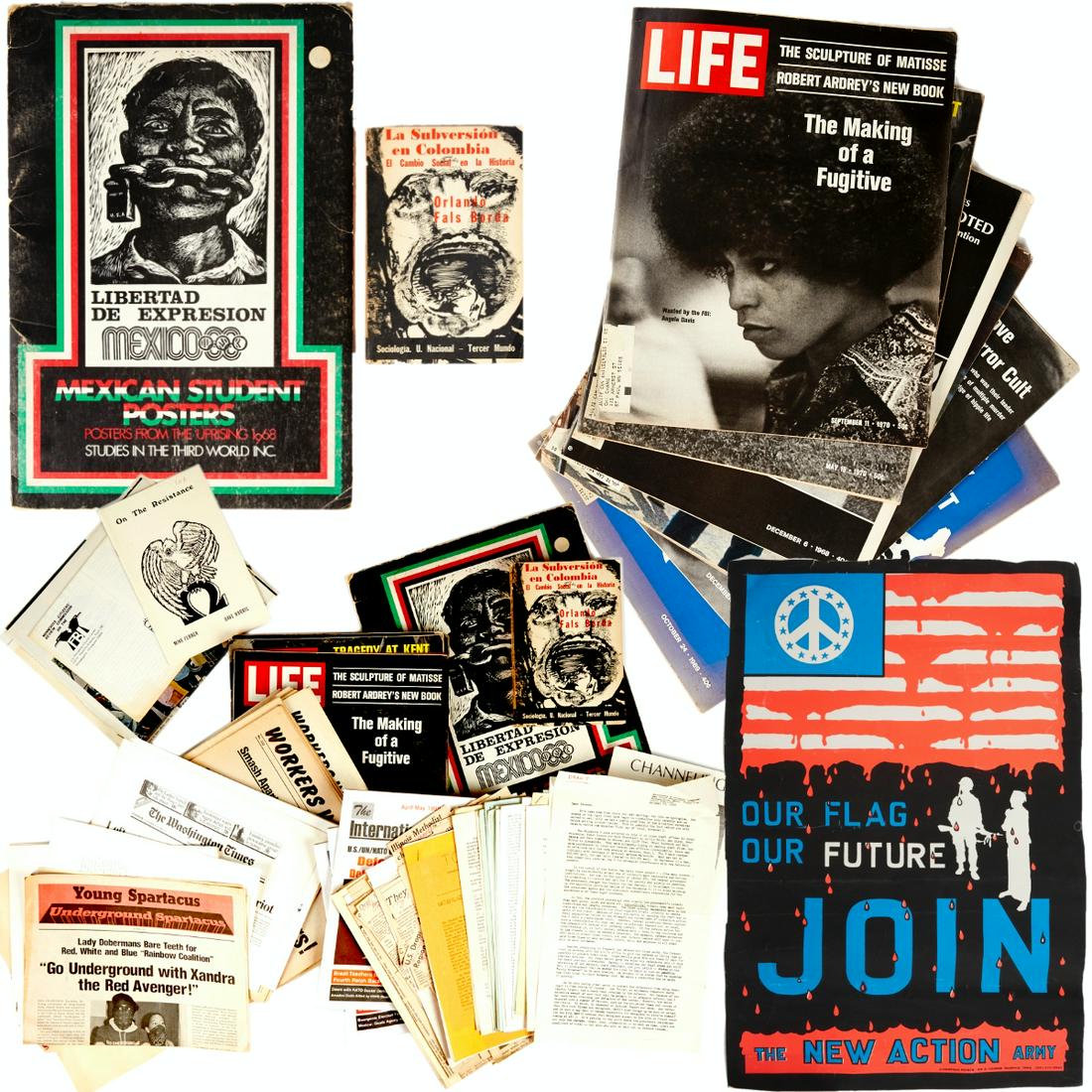 Grp: Radical Social Movement Posters Pamphlets & Papers (1 of 5)