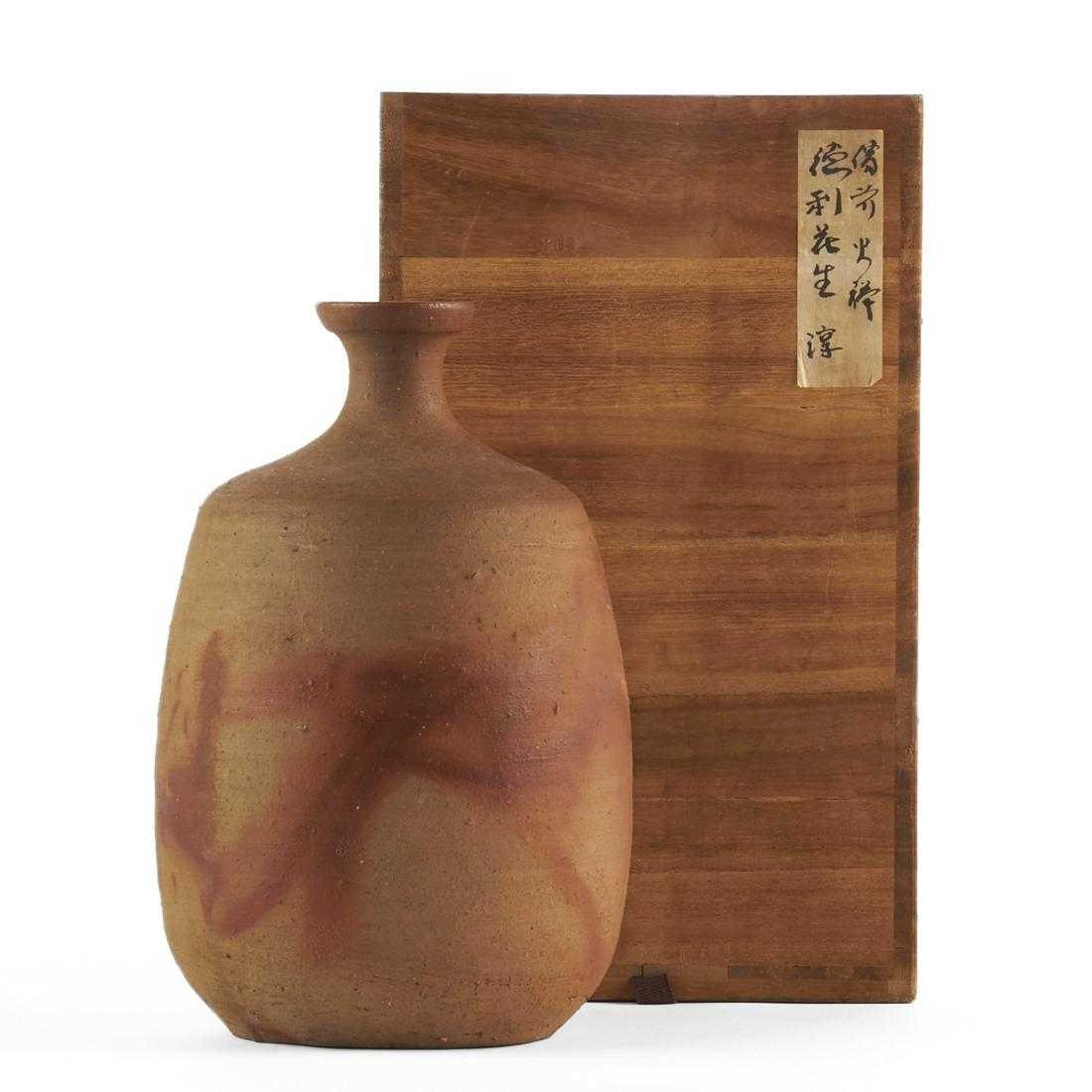 Jun Isezaki LNT Pottery Bizen Vase (1 of 7)
