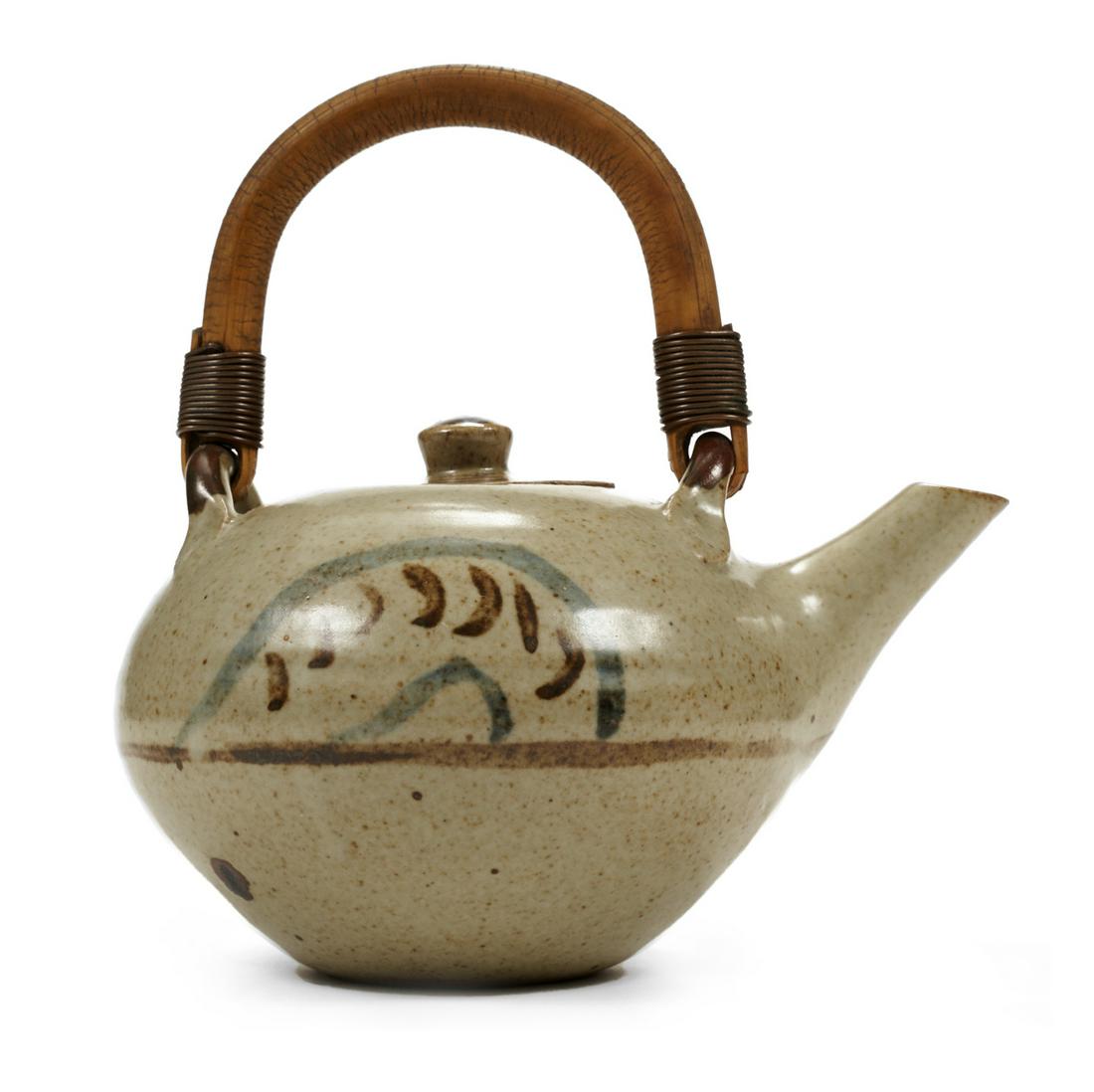 St. Ives Studio Pottery Ceramic Teapot - Marked (1 of 7)