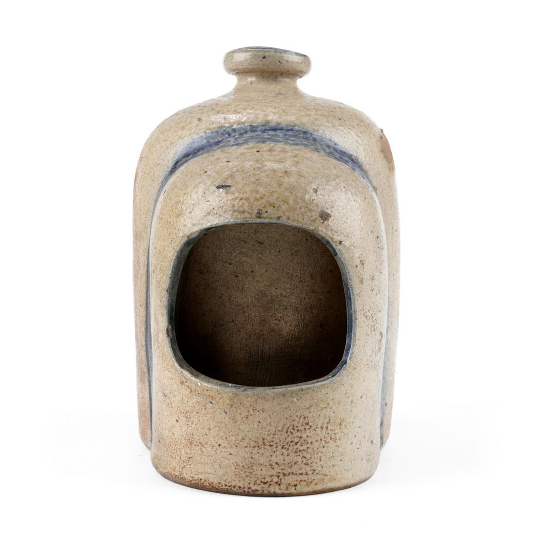 19th c. Pennsylvania Stoneware Chicken Feeder (1 of 5)