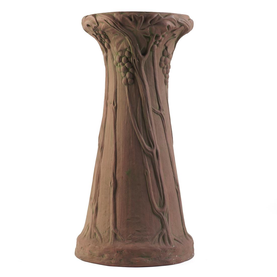 Peters and Reed Ohio Moss Aztec Pottery Pedestal (1 of 5)