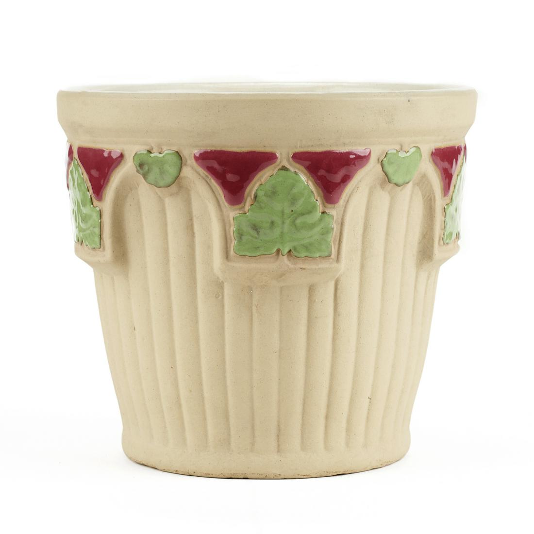 McCoy Pottery 1920s Arts & Crafts Squeeze Bag (1 of 4)