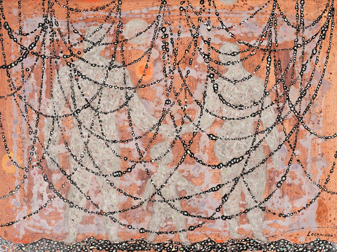 Ward Lockwood Abstract Family Oil on Canvas (1 of 5)