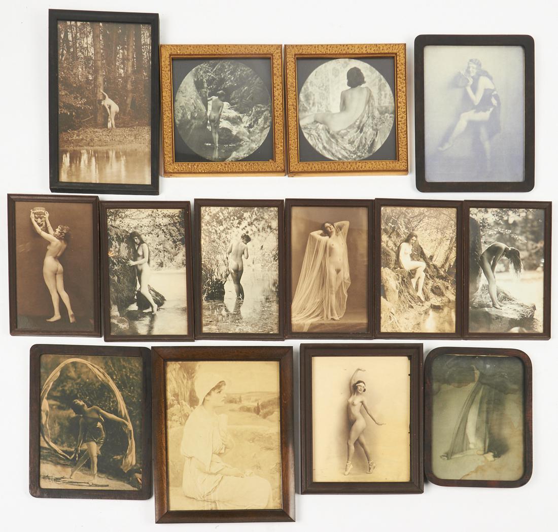 Large Group of Vintage Nude Photographs - Xan Stark: Xan (Alexander) Stark (1889-1967) for Alta Studios, San Francisco, USA. Large group of vintage 19th or early 20th century Art Deco female nude erotic art photographs in sepia or black and white tones.