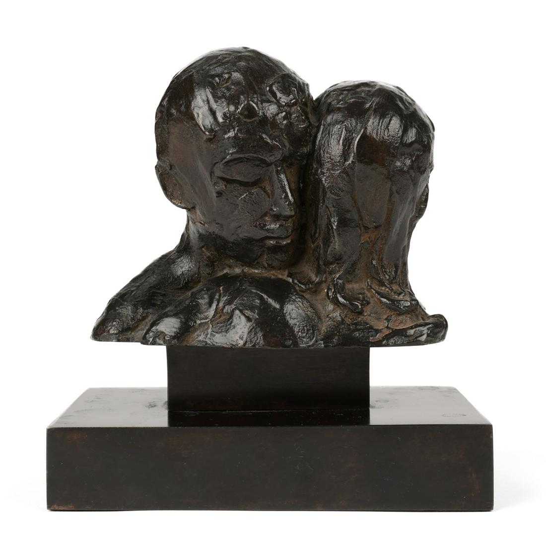 Paul Granlund Couple Embracing Bronze Sculpture (1 of 6)