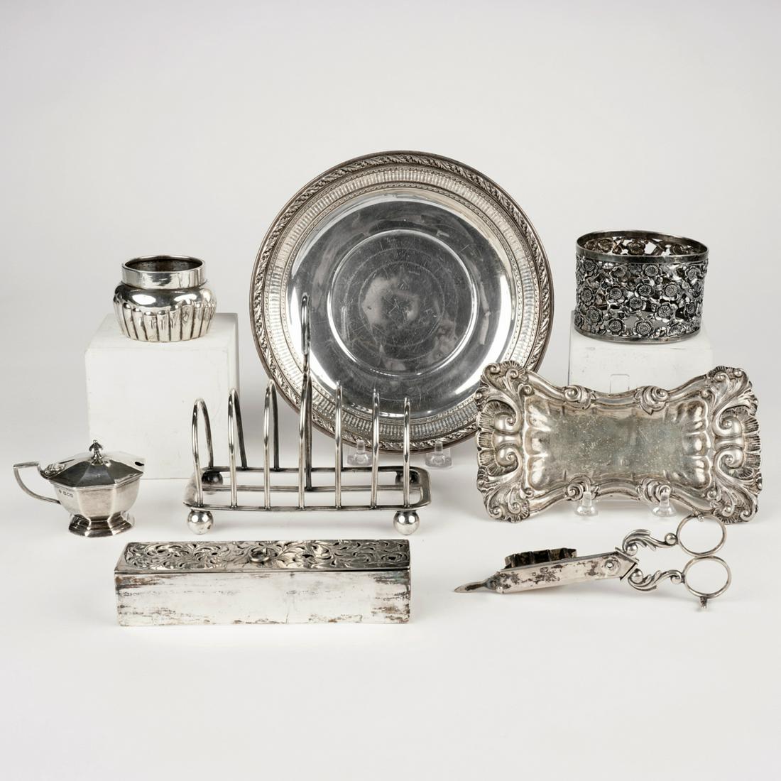 Grp: 8 European Silver Wares (1 of 11)