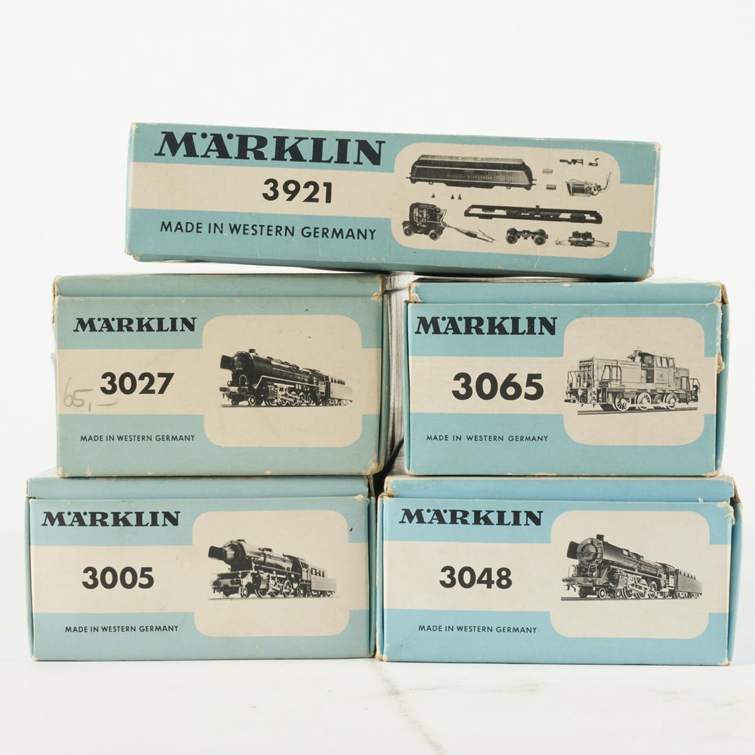 Grp: 5 Marklin Model Scale Train Engines (1 of 6)