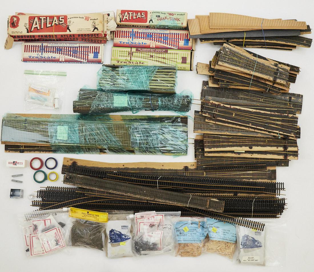 Grp: American Scale Train Track & Accessories - 234 pcs (1 of 10)