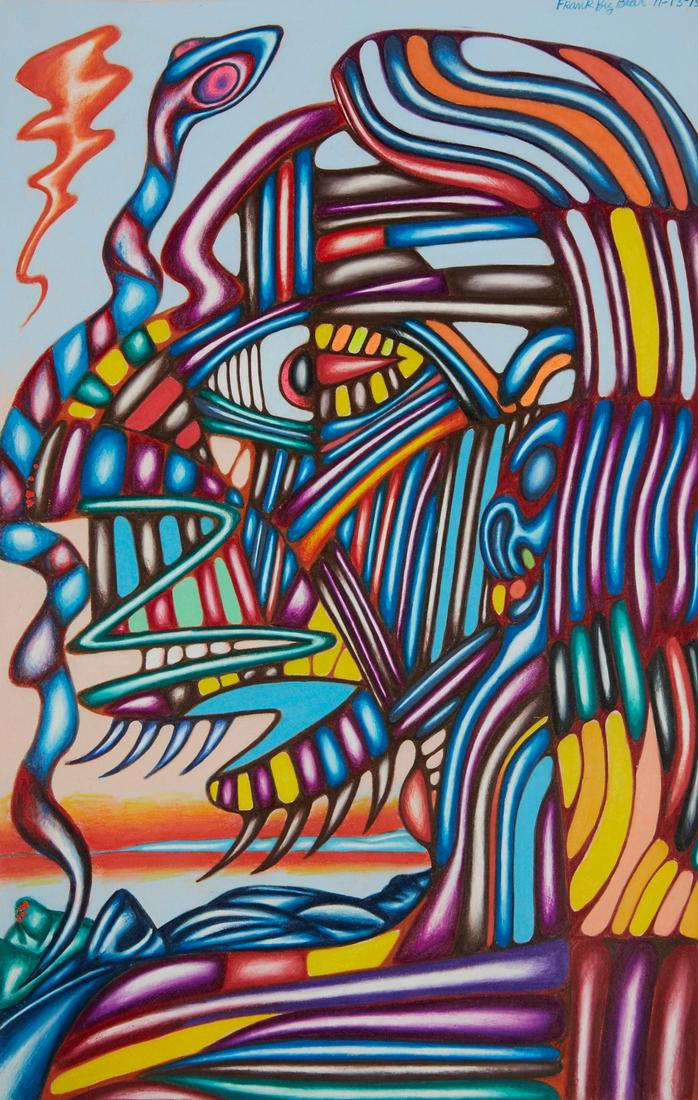 Frank Big Bear "Shaman (with snake on his nose)" (1 of 4)