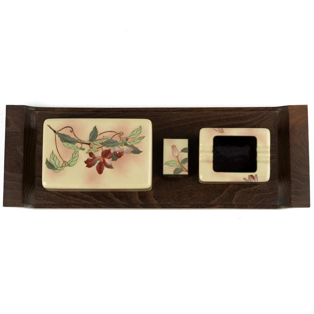 Ando Japanese Cloisonne Smoking Set (1 of 10)