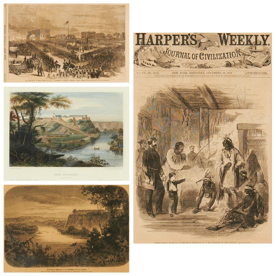 Grp: 4 19th Century Minnesota Prints (1 of 9)