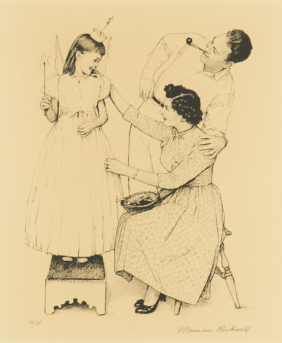 Norman Rockwell "Angel Fitting" Lithograph (1 of 4)