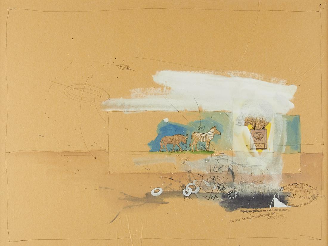 David Best Mixed Media Abstract Painting (1 of 3)