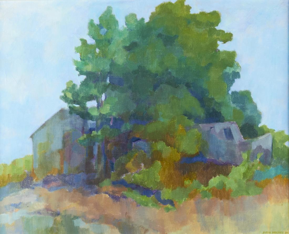 Byron Bradley Landscape Oil on Canvas (1 of 4)