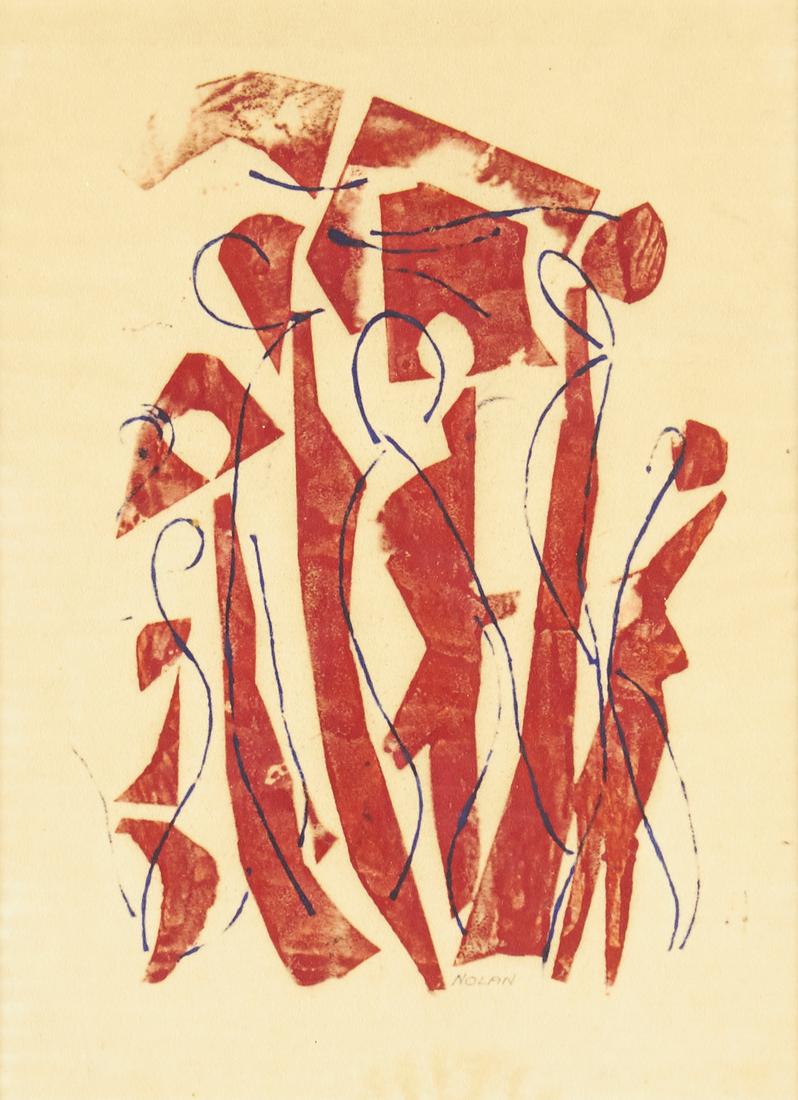 Herbert Nolan Abstract Painting (1 of 3)