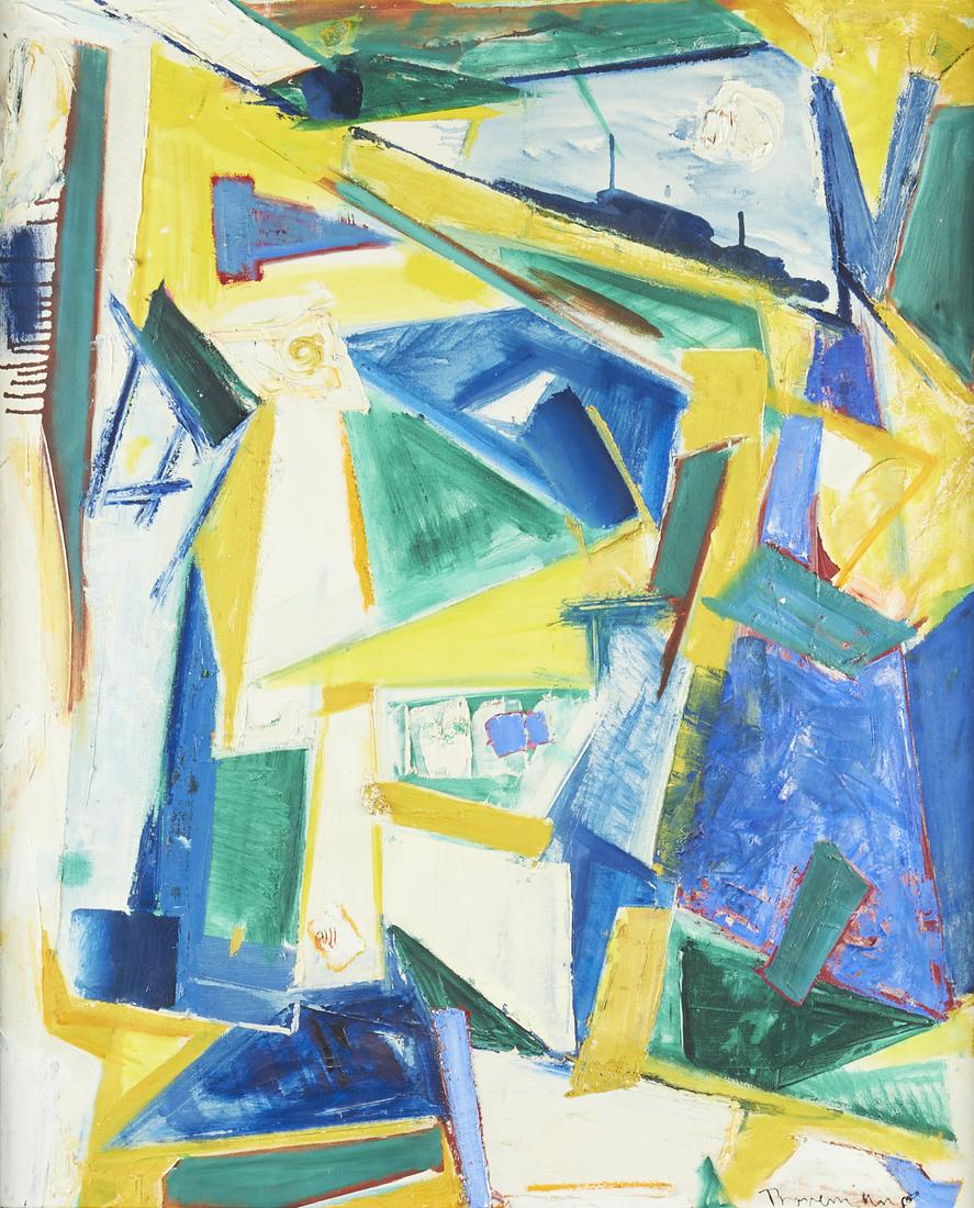 Sam Provenzano Abstract Oil on Canvas (1 of 3)