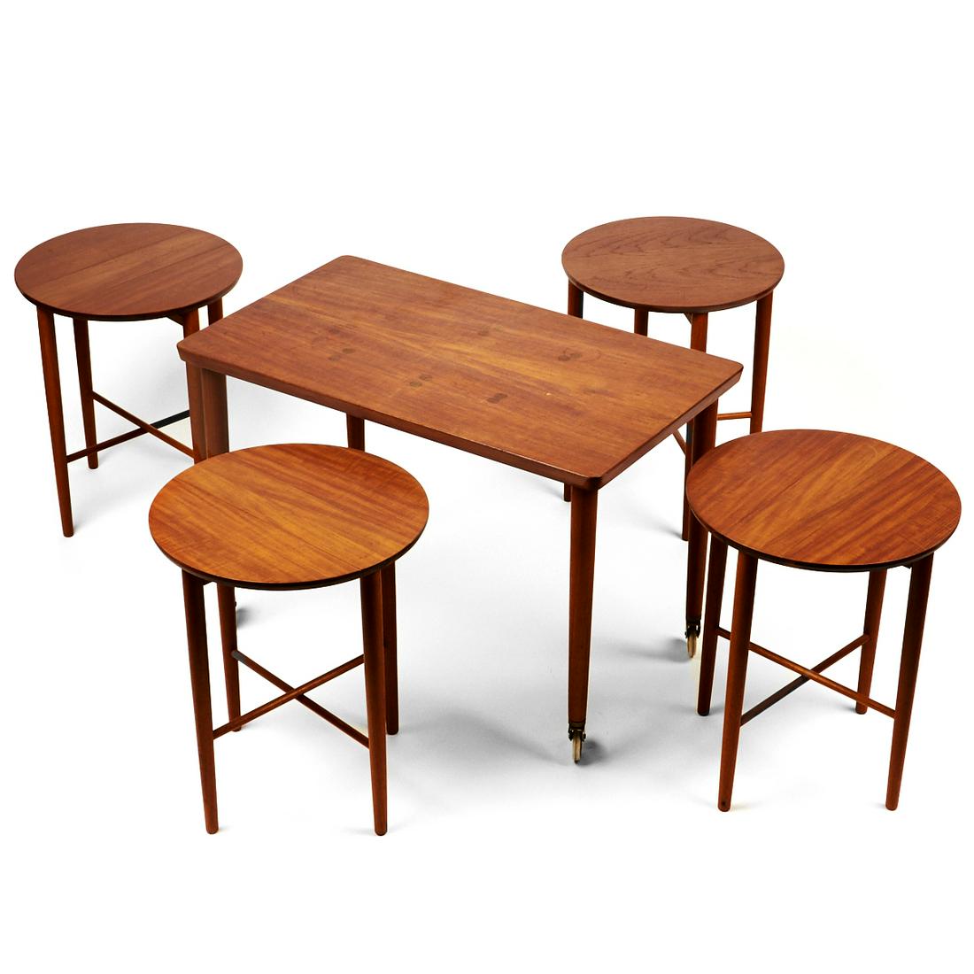 Poul Hundevad MCM Folding Table Set (1 of 7)